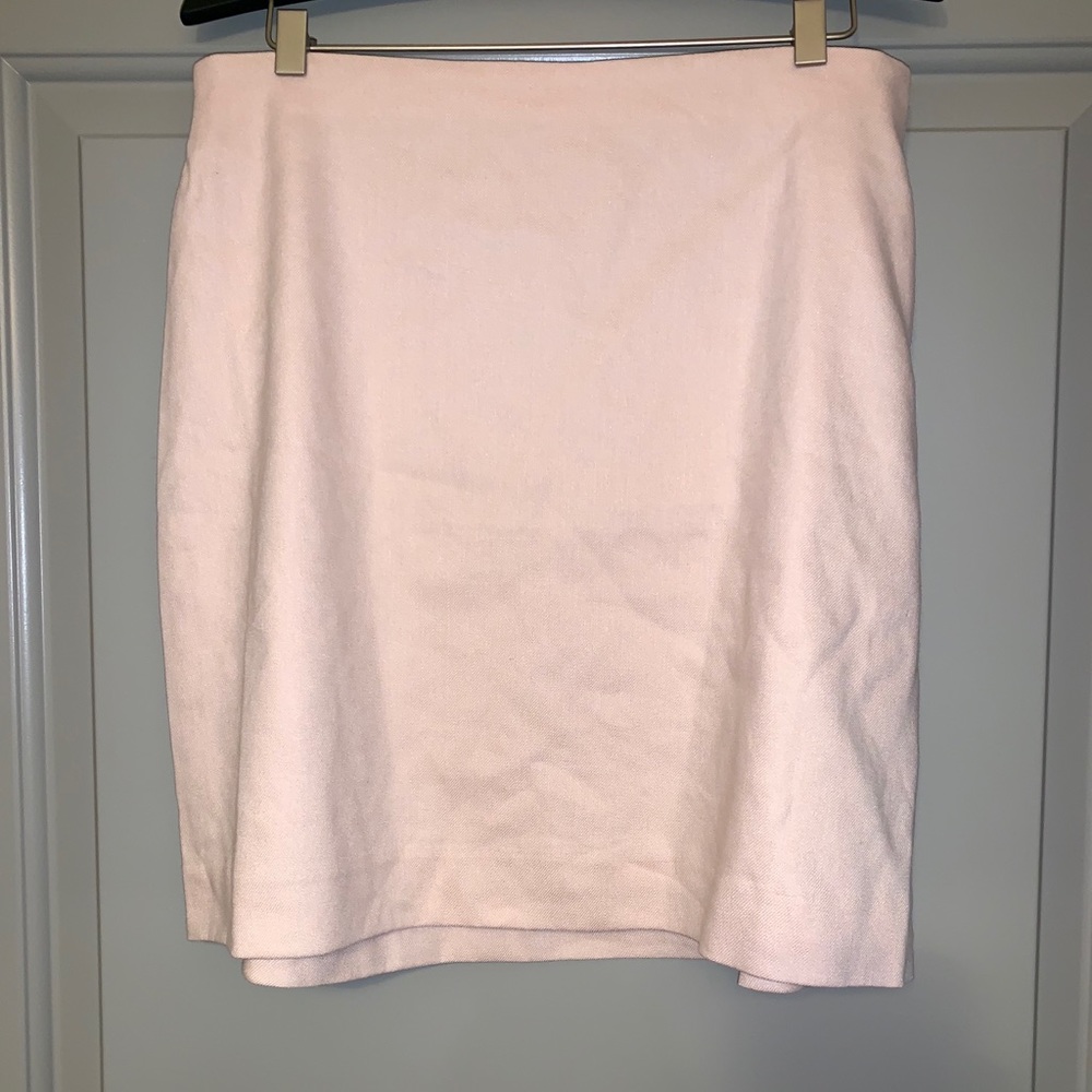 Express X Karla Linen Blend Mini Skirt
